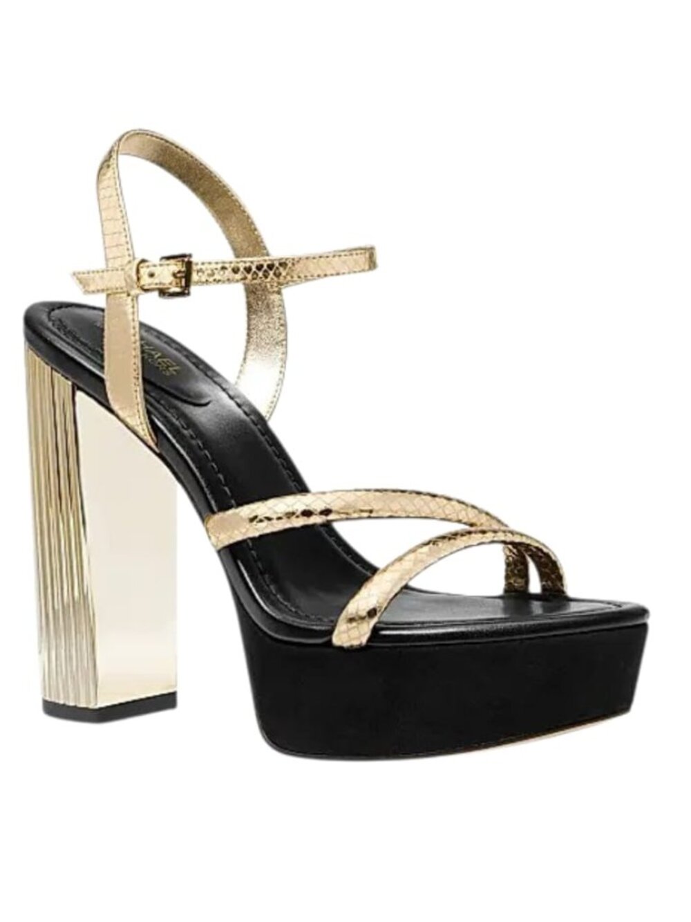 Michael Kors Porter Strappy Platform Pale Gold, US 8